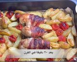 صورة لخطوة 11 من وصفة فراخ بالبيكون و صوص الريحان