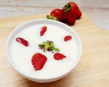 Hình bước làm 2 của món Yaourt dâu
