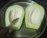 A picture of step 1 of Raw Papaya Tutti Frutti.