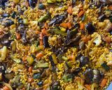 A picture of step 8 of Vegetable Paella.