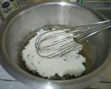 A picture of step 2 of Eggless vanilla cake.