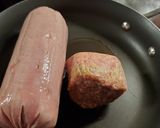 A picture of step 2 of Lauren's Turkey Sausage Chili.