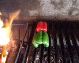Foto del paso 1 de la receta: Ajíes rellenos a la parrilla