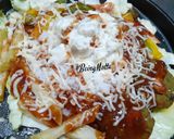 A picture of step 6 of Veg Paneer Shashlik Sizzler.