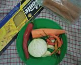 Foto langkah ke 1 dari resep Spaghetti sosis.