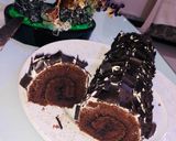 Foto langkah ke 9 dari resep BlackForest RollCake.