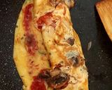 A picture of step 4 of My Peppered Mushroom & Onion Omelette 🥰.
