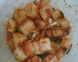 Foto langkah ke 5 dari resep Kimchi lobak (Cube radish kimchi/kkadugi).