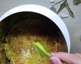 عکس مرحله 7 از دستور موس کیک کارامل با پایه کیک اسفناج