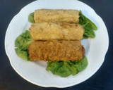 Foto del paso 2 de la receta: Rollitos de pasta con jamón york y queso y curry