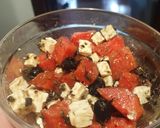 Foto del paso 4 de la receta: Ensalada de sandía y queso feta con vinagreta de olivada