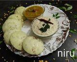 A picture of step 12 of Kanchipuram idli.