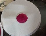 A picture of step 3 of Beetroot Thepla.