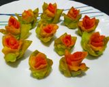 A picture of step 6 of Colourful Flower Namkeen.