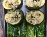 Foto del paso 4 de la receta: Calabacín relleno con quinoa