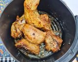 A picture of step 6 of Oil free Chicken and Chips.