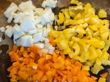 Mexican black bean and sweetcorn soup