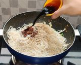 A picture of step 8 of Veg noodles spring rolls.