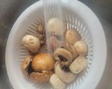 A picture of step 1 of 3Cheese 3Herb Hot Sausage-Stuffed Mushrooms.
