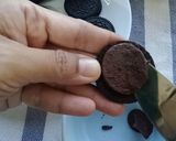 Gambar langkah 1 resipi Puding Biskut Tembikai.