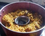 A picture of step 5 of Smoky mushroom biryani.