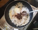 A picture of step 2 of Bournvita Brown Balls.
