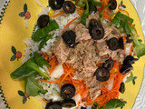 Ensalada de arroz con atún