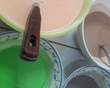 Foto langkah ke 3 dari resep Dadar gulung vla coklat.