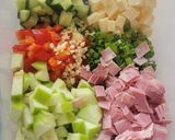 Hideg Tésztasaláta recept fázis 3 fotója
