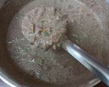 A picture of step 2 of Ragi flour pan cake.