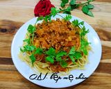 Hình bước làm 5 của món Mì ý sốt bò bằm