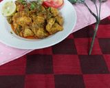 A picture of step 3 of Chicken fry karhai.