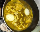 Foto langkah ke 6 dari resep Soto ayam telur kol bumbu instan.
