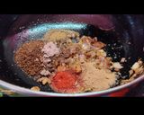 A picture of step 4 of Chole dhaniya masala.