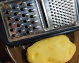 Foto del paso 1 de la receta: Creps de papa, verdeo y queso👌