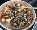 Chicken and mushroom creamy pasta recipe step 6 photo