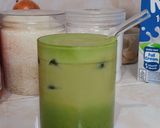Foto langkah ke 5 dari resep Dirty Matcha Latte.