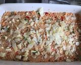 Une image de l'étape 3 de Flan de semoule aux carottes tomates champignons emmental et montasio fresco.