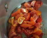 A picture of step 1 of Mutton kyola karahai.