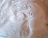 A picture of step 4 of Caramel Srikand.