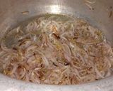 A picture of step 2 of Boneless Chicken Manchurian Curry 👌.