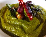 A picture of step 4 of Raddish leaves chutney.
