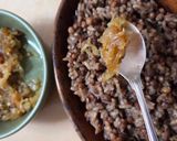 Foto del paso 5 de la receta: Mujaddara, plato especiado de lentejas, arroz y cebollas fritas 🥘 Muŷaddara, el favorito de Esaú