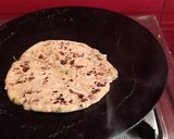 A picture of step 2 of Sindhi pyaaz koki.