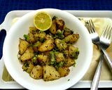 A picture of step 3 of Farali Jeera Aloo.