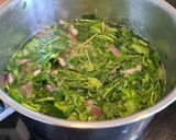 A picture of step 3 of Watercress soup.