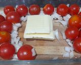 Foto del paso 1 de la receta: Canutos con tomates y queso asado
