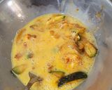 Foto del paso 4 de la receta: Paleta con salsa agridulce y omelette con vegetales, jamón y queso