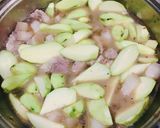 Hình bước làm 2 của món Dưa hấu non kho thịt👨‍🍳