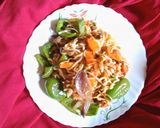 ভেজ চাউমিন (vej chao mien recipe in Bengali) রেসিপি ধাপ - 3 ছবি